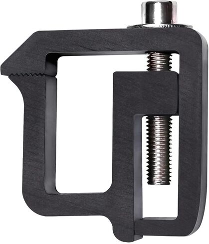AA-Racks P-AC(4)-09 Set of 4 Aluminum C-clamps for Non-Drilling Truck Rack & Camper Shell Installation - Black in Kuwait