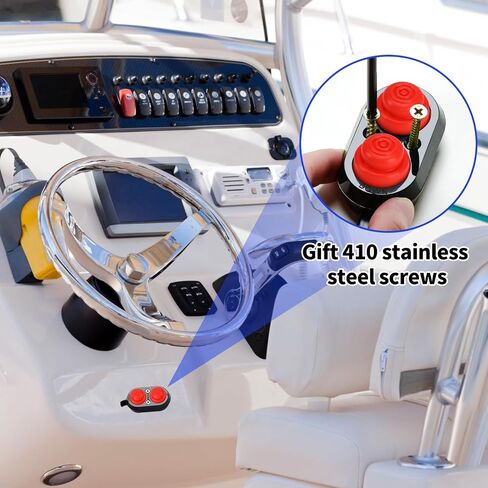 Trim Switch for Boat, Haoguo Tilt Trim Switch with IP67 Waterproof, Suitable for Fishing Boats Yachts Ships in Kuwait