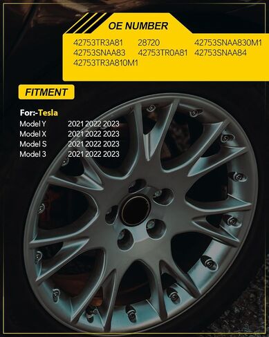 مستشعرات TPMS 149070101C لـ: -Tesla Model 3، Model S، Model Y، Model X، 2021 2022 2023، نظام مراقبة ضغط الإطارات، مستشعرات ضغط الإطارات، مستشعر TPMS، 149070101B (4 قطع) in Saudi Arabia