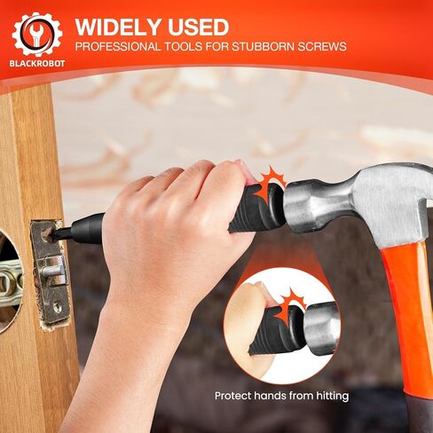 مجموعة مفك تأثير محرك 1/2 بوصة، CR-V، مستخرج مجموعة مفكات تأثير يدوية قابلة للعكس، محول بت 5/16 بوصة مع لقم فولاذية S2، 10 قطع، فك السحابات الصدئة أو البراغي المجمدة in Kuwait