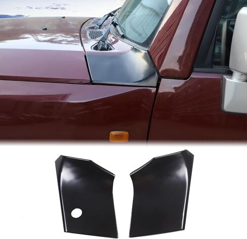 Hood Side Body Armor Outer Cowling Cover Trim Compatible with Toyota FJ Cruiser 2007-2024 Car Hood Left Right Side Body Armor Corner Guard Engine Side Corner Guard Replacement Kit Accessories in Saudi Arabia