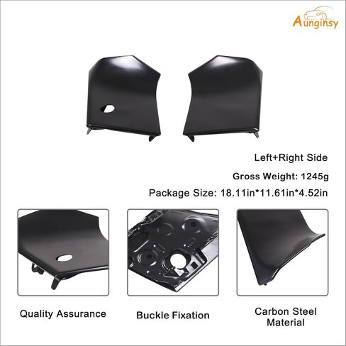 Hood Side Body Armor Outer Cowling Cover Trim Compatible with Toyota FJ Cruiser 2007-2024 Car Hood Left Right Side Body Armor Corner Guard Engine Side Corner Guard Replacement Kit Accessories in Saudi Arabia
