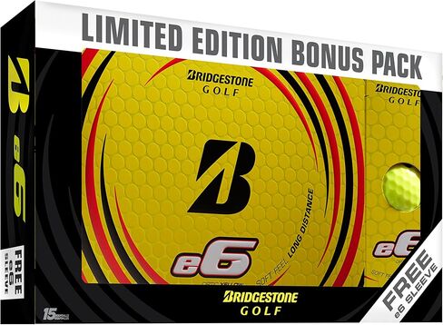 BRIDGESTONE 2021 e6 Golf Balls (One Dozen), White in Saudi Arabia