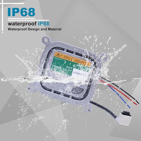 Xenon HID Headlight Ballast Control Unit Compatible with 2010-2019 Mustang Flex Edge Escape F-150 8A5Z-13C170-A DL3Z-13C170-A 7L7Z-13N021-A HID 10 R-034663 with Igniter & D3S Bulb in Kuwait