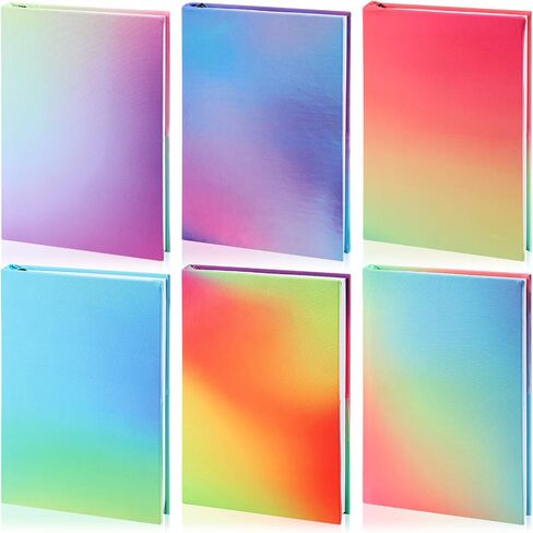 6 Pack Stretchable Book Cover Jumbo Fabric Book Covers Colorful Pattern Print Book Protector Washable Reusable Protective Textbook Cover for Hardcover Textbooks up to 9 x 11 Inch (Dessert Pattern) in Saudi Arabia