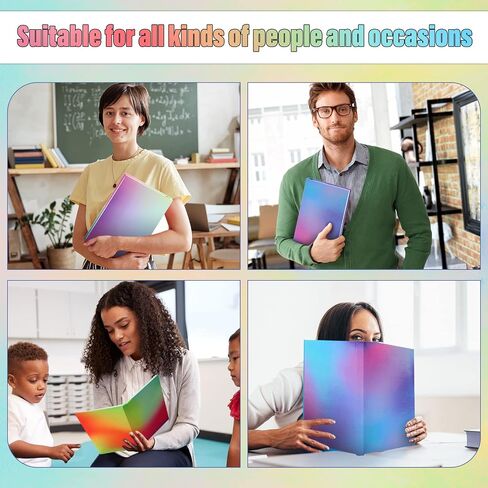 6 Pack Stretchable Book Cover Jumbo Fabric Book Covers Colorful Pattern Print Book Protector Washable Reusable Protective Textbook Cover for Hardcover Textbooks up to 9 x 11 Inch (Dessert Pattern) in Saudi Arabia