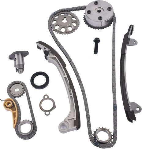 GELUOXI Timing Chain VVT Gear Kit Replacement for 2002-2011 Toyota Camry Highlander RAV4 Scion tc 2.4L 13050-28021, 13506-28010, 13507-28010 in Saudi Arabia