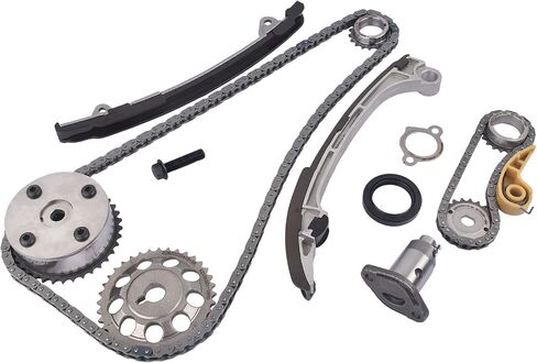 GELUOXI Timing Chain VVT Gear Kit Replacement for 2002-2011 Toyota Camry Highlander RAV4 Scion tc 2.4L 13050-28021, 13506-28010, 13507-28010 in Saudi Arabia