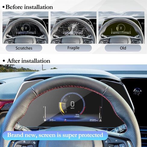 SKTU 2021 2022 2023 Chevy Trailblazer Screen Protector 8In Navigation Display Chevy Trailblazer Accessories 2022 2023 Tempered Glass 9H Hardness Anti-Explosion & Scratch HD Clear Chevy GPS LCD Chevy Trailblazer 2022 2023 Screen Protector in Kuwait