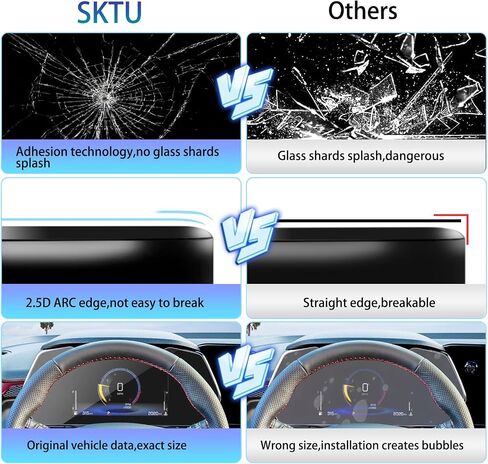 SKTU 2021 2022 2023 Chevy Trailblazer Screen Protector 8In Navigation Display Chevy Trailblazer Accessories 2022 2023 Tempered Glass 9H Hardness Anti-Explosion & Scratch HD Clear Chevy GPS LCD Chevy Trailblazer 2022 2023 Screen Protector in Kuwait