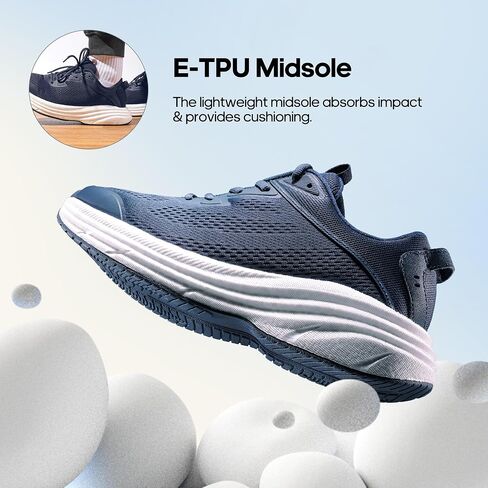 NORTIV 8 Men's Running Walking Tennis Shoes FlexLife Comfortable Cushioning Non-Slip Breathable Athletic Gym Workout Cross Trainer Jogging Sneakers in Saudi Arabia