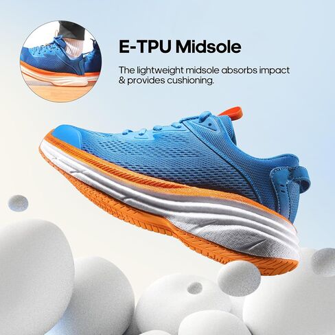 NORTIV 8 Men's Running Walking Tennis Shoes FlexLife Comfortable Cushioning Non-Slip Breathable Athletic Gym Workout Cross Trainer Jogging Sneakers in Saudi Arabia
