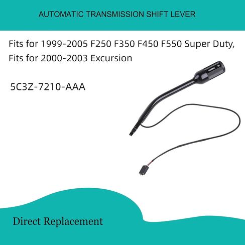 5C3Z-7210-AAA Automatic Transmission Gear Shifter Lever Handle Overdrive Switch Connector Suitable for 1999-2005 F250 F350 F450 F550 Super Duty, for 2000-2003 Excursion in Saudi Arabia