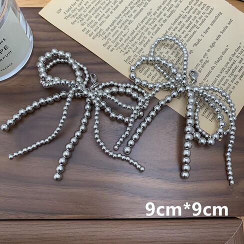 قطعتان من سحر الأحذية على شكل قوس اللؤلؤ للأحذية الرياضية، سحر الديكور للأحذية الرسمية مشبك اللؤلؤ مطرز بسلسلة DIY حذاء من الدانتيل إكسسوارات رياضية للنساء مجوهرات in Kuwait