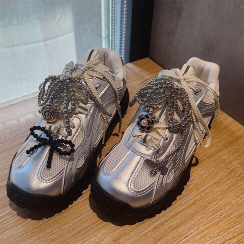 قطعتان من سحر الأحذية على شكل قوس اللؤلؤ للأحذية الرياضية، سحر الديكور للأحذية الرسمية مشبك اللؤلؤ مطرز بسلسلة DIY حذاء من الدانتيل إكسسوارات رياضية للنساء مجوهرات in Kuwait