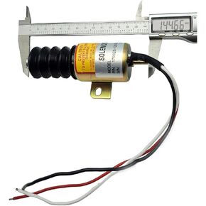1756ES-12E3ULB1S5 SA-4735-12 141781-0000 192196 1756ES 12V Idle Control Solenoid Compatible with Miller Trailblazer 300D Welder Compatible with Hyundai Excavator R200-5E R200-5