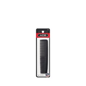 GOODY Ace Pocket Hair Comb - 5 Inch, Black - Pack of 6 - Great for All Hair Types - Fine Comb Teeth for Thin to Medium Hair - Durable for Every Day and Professional Use in Saudi Arabia