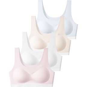 SALIA GIRL Seamless Training Bras for Girls 10-12 & Teens 14-16 with Lightweight Fixed Cups