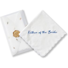 Mother of the Bride Gifts, Father of the Bride Gifts, Wedding Gifts, Wedding Handkerchief for Bride, Something Blue
