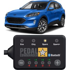 PEDAL COMMANDER for Ford Escape 2011-2024 Throttle Response Controller Fits: 2nd/3rd/4th Gen, S, SE, SEL, Titanium, Sport, XLS, XLT, 1.5L 2.0L 2.3L 2.5L 3.0L Ford Escape Accessories