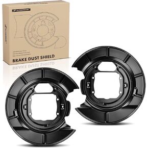 A-Premium Rear Side Brake Dust Shield Compatible with Select BMW Models - 525i 2001-2003, 528i 1997-2000, 530i 2001-2003, 540i 1997-2003 - Replace# 34211162773, 34211162774, 2-PC Set