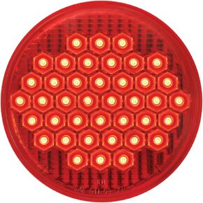 Grand General 87700 Red 4" Round 40-LED Sealed Stop/Turn/Tail Light
