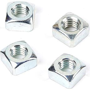 WARN 98278 Service Kit - Zinc Plated Square Nut: 7/16"-14, 4 Pack