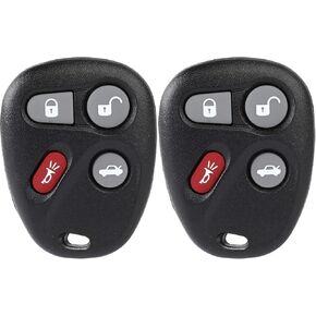L2C0005T Keyless Entry Remote Key Fob for Chevy Cavalier for Cadillac CTS 2000-2005 2 PCS 4 Buttons-SCITOO