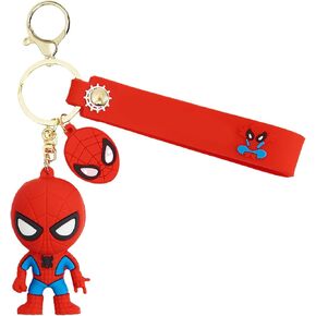 Cartoon Keychain for Girls and Boys, Cute Keychains Accessories Keyring Key Wristlet Car Charms Backpack Key Chain