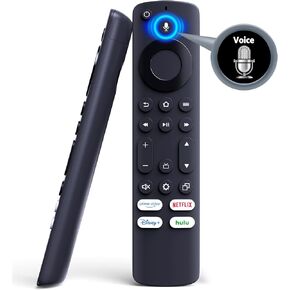 Universal Voice TV Remote Control for Insignia/Toshiba/Pioneer/AMZ Smart TVs, NS-RCFNA-21,NS-RCFNA-19,CT-RC1US-21, CT-95018