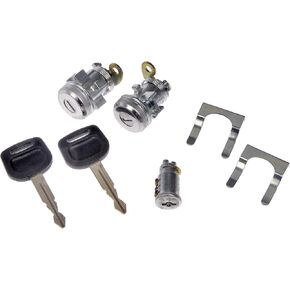 Dorman 924-5220 Vehicle Lock Cylinder Kit Compatible with Select Freightliner Models, Chrome