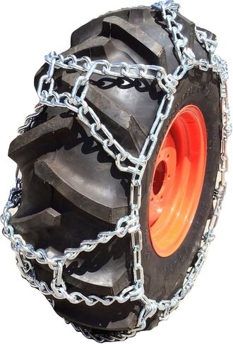 TireChain.com 18.4-16.1, 18.4 16.1 Duo Grip Tractor Tire Chains Set of 2 in Saudi Arabia