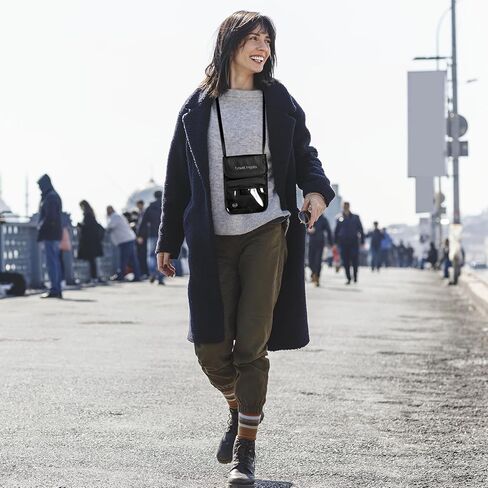 travel inspira Premium Travel Neck Wallet with RFID Blocking and Travel Inflatable Neck Pillow in Kuwait