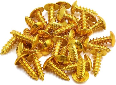 uxcell 30pcs 5mm Red Metal Motorcycle Car Cross Head Self Tapping Bolts Bumper Screws Caps Universal Replacement in Saudi Arabia