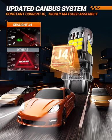 SEALIGHT 3157 LED Bulb for Backup Lights 3047 3457 3056 3057 LED Car Bulbs for Reverse Light Bulbs 6000K White, Pack of 2 in Saudi Arabia