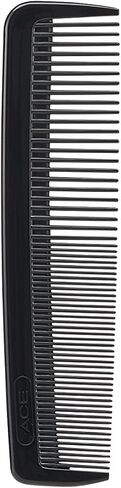 GOODY Ace Pocket Hair Comb - 5 Inch, Black - Pack of 6 - Great for All Hair Types - Fine Comb Teeth for Thin to Medium Hair - Durable for Every Day and Professional Use in Saudi Arabia