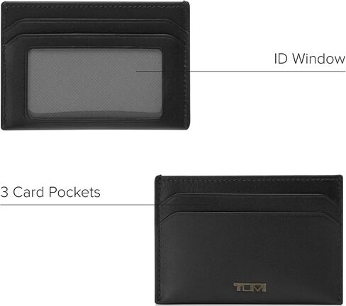 TUMI - Nassau Slim Card Case - Slim Wallet Card Holder for Men & Women - Thin Wallet - Soft Nappa Leather Material in Saudi Arabia