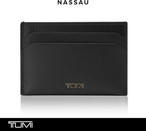 TUMI - Nassau Slim Card Case - Slim Wallet Card Holder for Men & Women - Thin Wallet - Soft Nappa Leather Material in Saudi Arabia