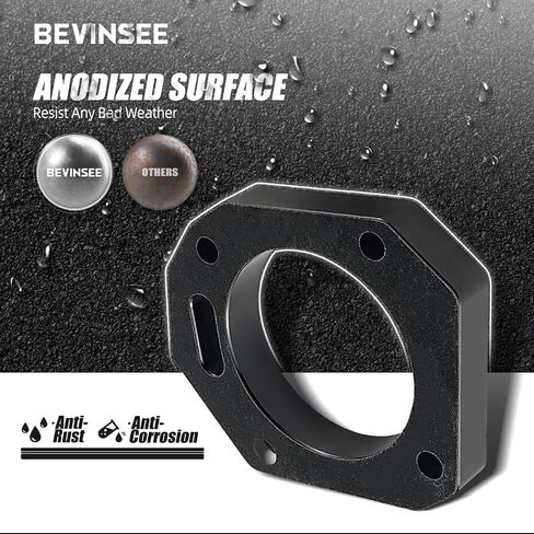 Bevinsee 62mm 70mm Dual Throttle Body Adapter Compatible with Honda Civic Si Integra Civic Type R K20 K24 K20Z1 K20A1 K20A2 K24A K20A3 RBC RRC with 7.5mm ring in Saudi Arabia