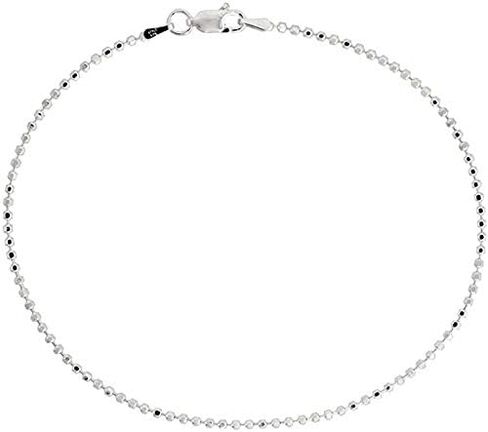 بوري جيويليرز خلخال من الفضة الإسترليني عيار 925 مقاس 2.5 ملم - متوفر باللون الفضي أو الأصفر in Kuwait