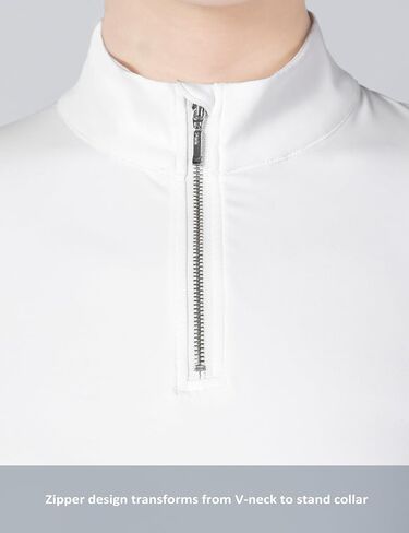 Harrison Howard Long Sleeve Rider Top Stand Collar Breathable Comfortable Stretchy with Embroidery Detailing Form-Flattering Rider Top for Shows Competition in Saudi Arabia