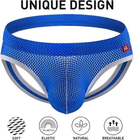 Arjen Kroos Men's Jockstrap Sexy Underwear Mesh Jock Strap Athletic Supporter in Kuwait