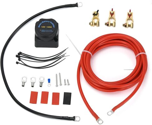 العالمي 12 فولت 140Amp بطارية مزدوجة المعزل عدة الجهد الحساس التتابع (VSR) لسيارة RV قارب البحرية شاحنة تخييم يخت in Kuwait