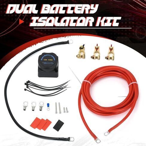 العالمي 12 فولت 140Amp بطارية مزدوجة المعزل عدة الجهد الحساس التتابع (VSR) لسيارة RV قارب البحرية شاحنة تخييم يخت in Kuwait