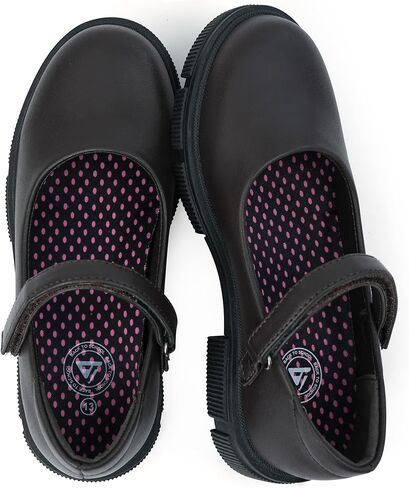 أحذية JABASIC للفتيات للزي المدرسي أحذية ماري جين المسطحة المريحة in Kuwait