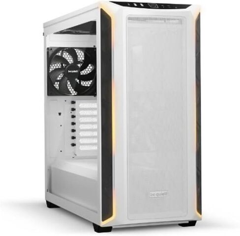 be quiet! Shadow Base 800 DX -ARGB - Mid-Tower PC Gaming Case - 420mm radiators or E-ATX motherboards Support -White - BGW62 in Kuwait