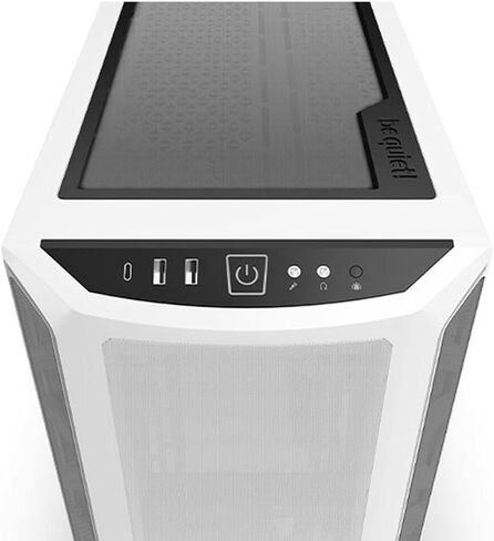 be quiet! Shadow Base 800 DX -ARGB - Mid-Tower PC Gaming Case - 420mm radiators or E-ATX motherboards Support -White - BGW62 in Kuwait