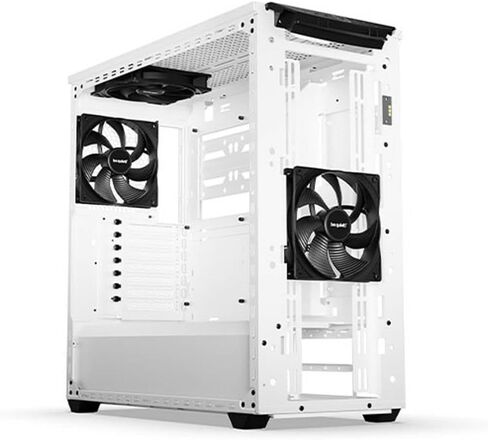 be quiet! Shadow Base 800 DX -ARGB - Mid-Tower PC Gaming Case - 420mm radiators or E-ATX motherboards Support -White - BGW62 in Kuwait