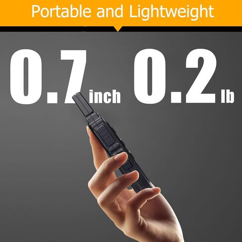 Retevis RT19 Two Way Radios Rechargeable,Portable Walkie Talkies for Adults,1300mAh Battery,Metal Clip,Hands Free 2 Way Radios for Family Small Stores Warehouse Skiing Gift (4 Pack) in Kuwait