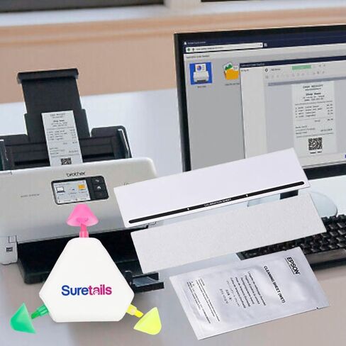 Maintenance Sheet Kit, 0.3 Ounces, For DS-30 Scanner, Bundle Multicolor Highlighter Pen, Parts For Reliable Scanning, Easy-To-Use, Extends Lifespan, Cost-Effective [Pack Of 1] in Saudi Arabia